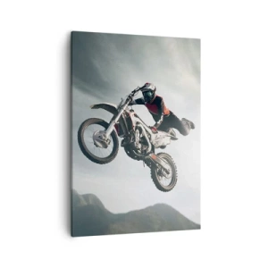 Canvastavla - Bild på duk - No risk, no fun - 50x70 cm