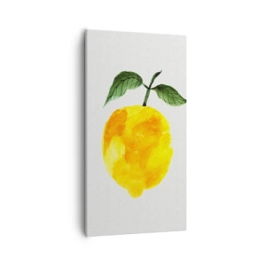 Canvastavla - Bild på duk - Hur man känner smaken av solen - 55x100 cm