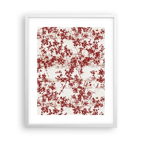 Affisch i vit ram - Som en gammal percale - 40x50 cm