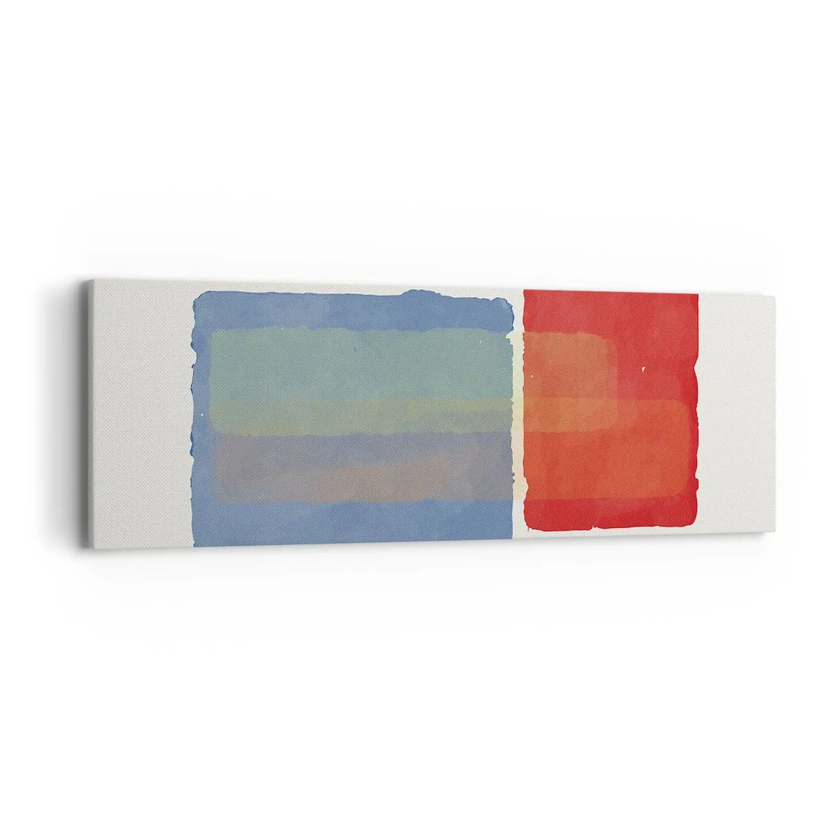 Canvastavla - Bild på duk - Geometrins anda  - 90x30 cm