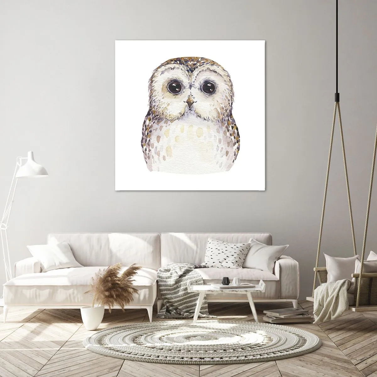 Canvastavla - Bild på duk - Titta i mina ögon - 50x50 cm