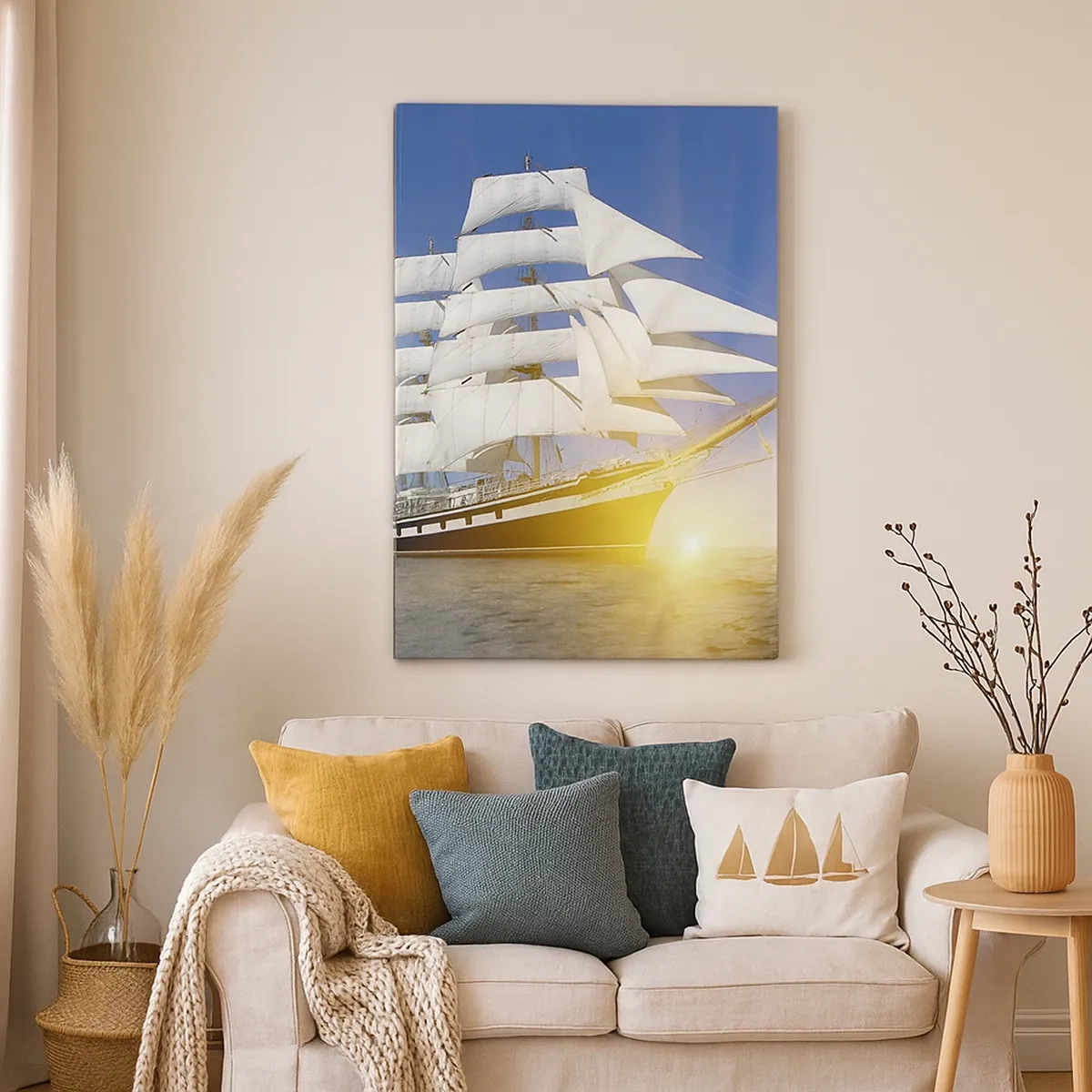 Canvastavla - Bild på duk - Deras tid blir aldrig förbi - 50x70 cm