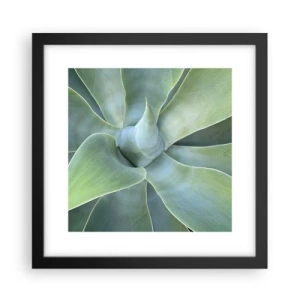 Affisch i svart ram - Det gröna föds - 30x30 cm