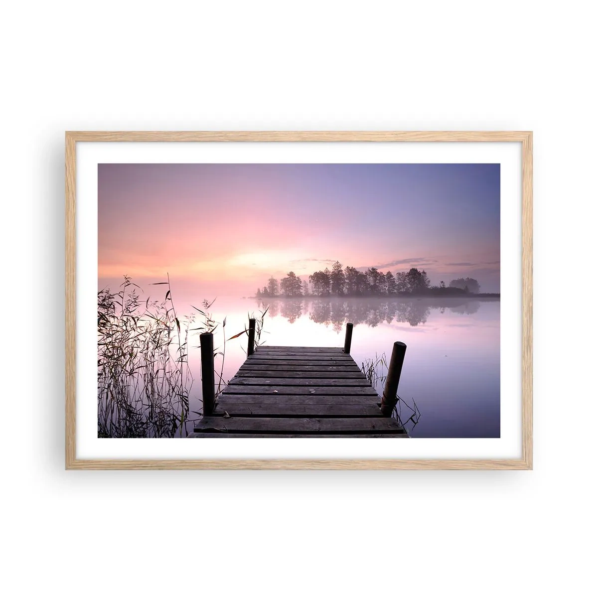 Affisch i ram av ljusek - Ur liljedimman... - 70x50 cm