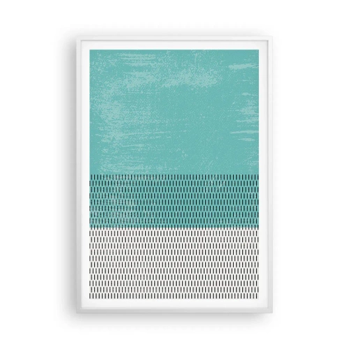 Affisch i vit ram - Balanserad komposition - 70x100 cm