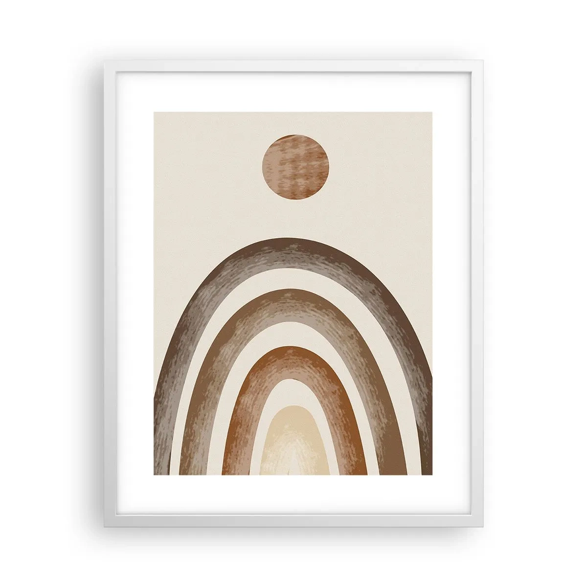 Affisch i vit ram - I den avlägsna galaxen - 40x50 cm