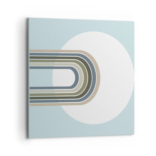 Canvastavla - Bild på duk - Ostoppad attraktionskraft - 60x60 cm