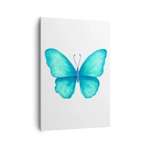 Canvastavla - Bild på duk - Naturlig turkos - 70x100 cm