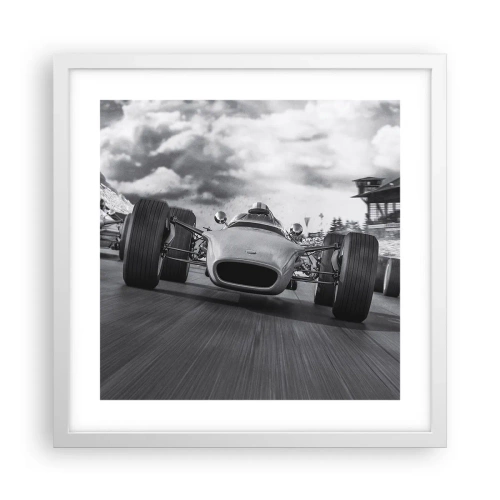 Affisch i vit ram - Kraften finns! - 40x40 cm