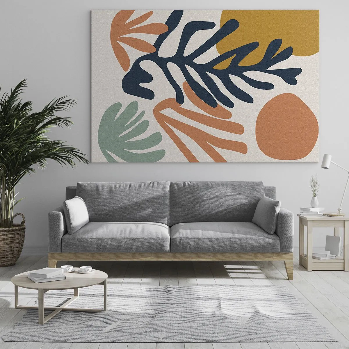 Glastavla - Bild på glas - Korallhav - 100x70 cm