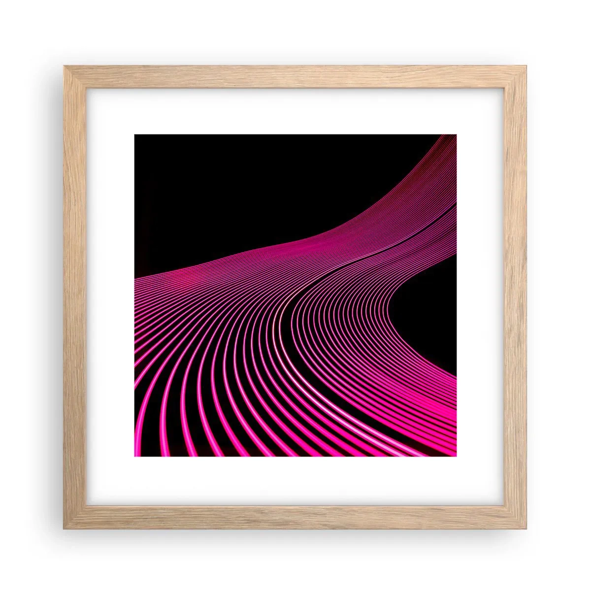 Affisch i ram av ljusek - Ljusets allé - 30x30 cm