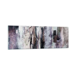 Glastavla - Bild på glas - De mystiska tre - 90x30 cm