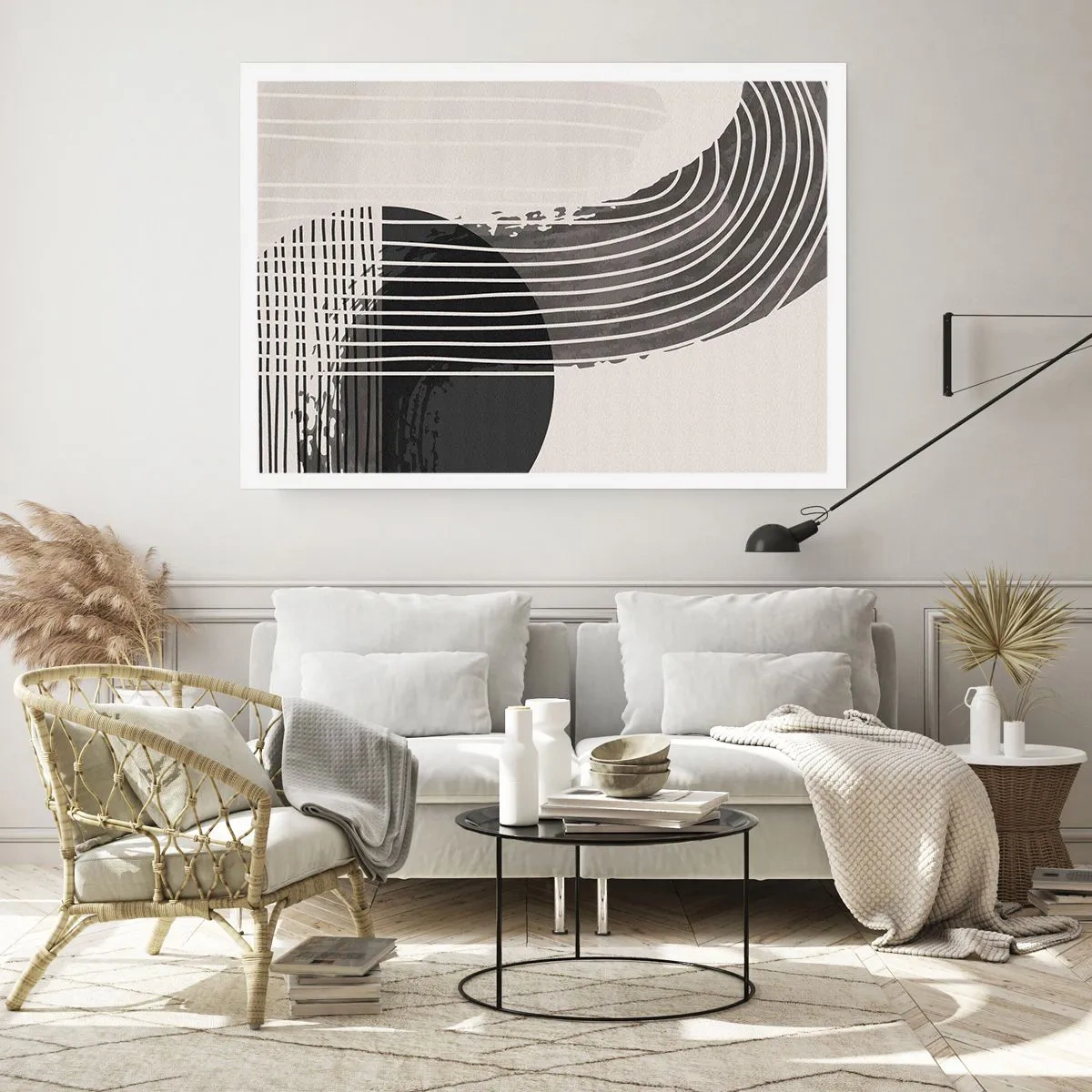 Affisch - Dit och tillbaka - 91x61 cm