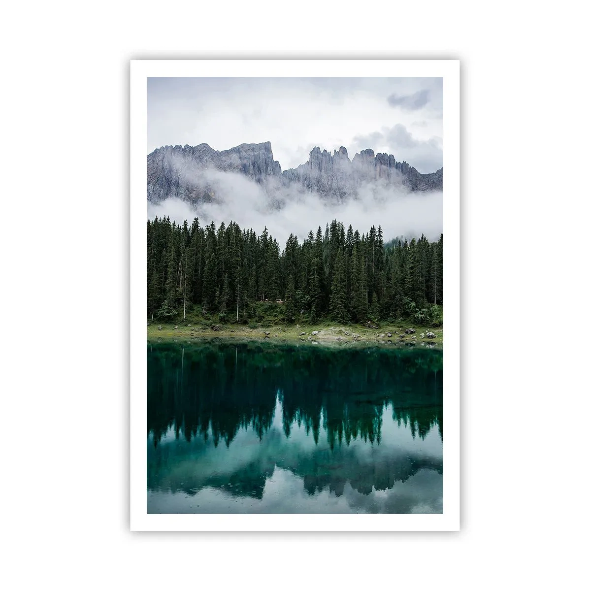 Affisch - Tyst, tyst, väck inte sovande vatten... - 70x100 cm