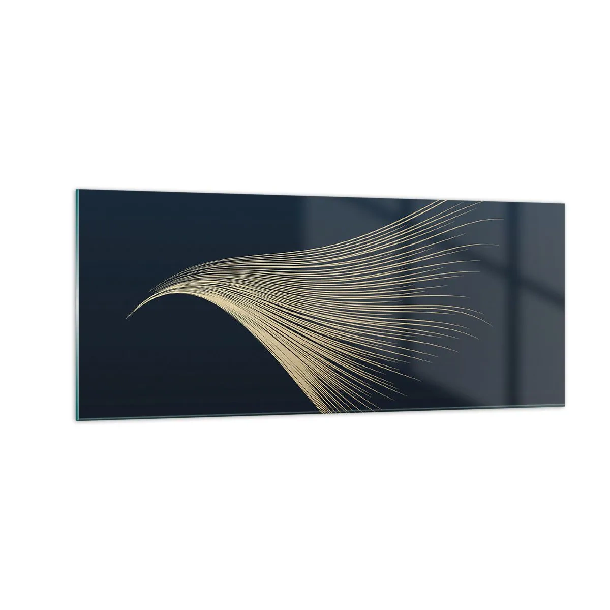 Glastavla - Bild på glas - Som en ängels hårstrå - 100x40 cm