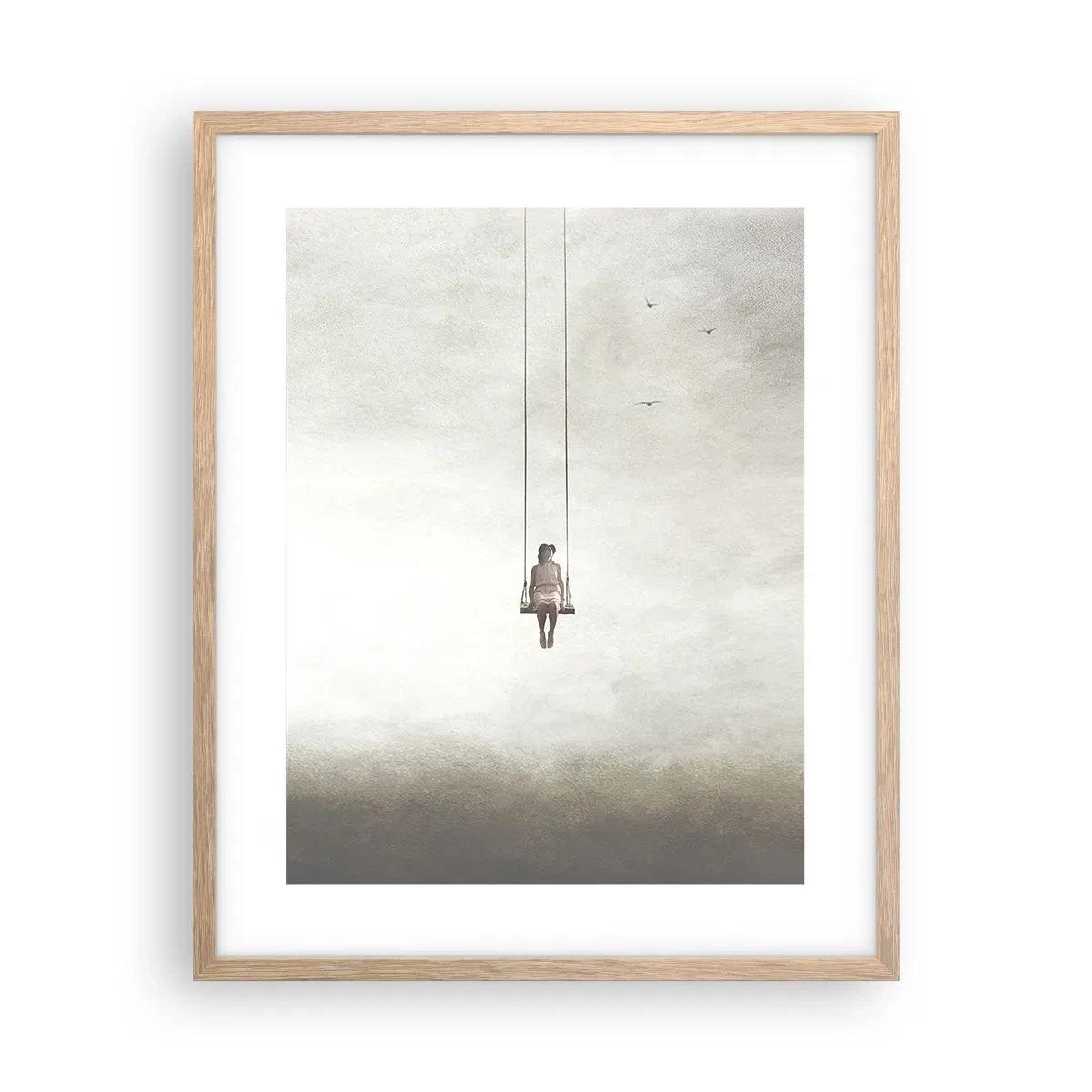 Affisch i ram av ljusek - Barn i oss - 40x50 cm