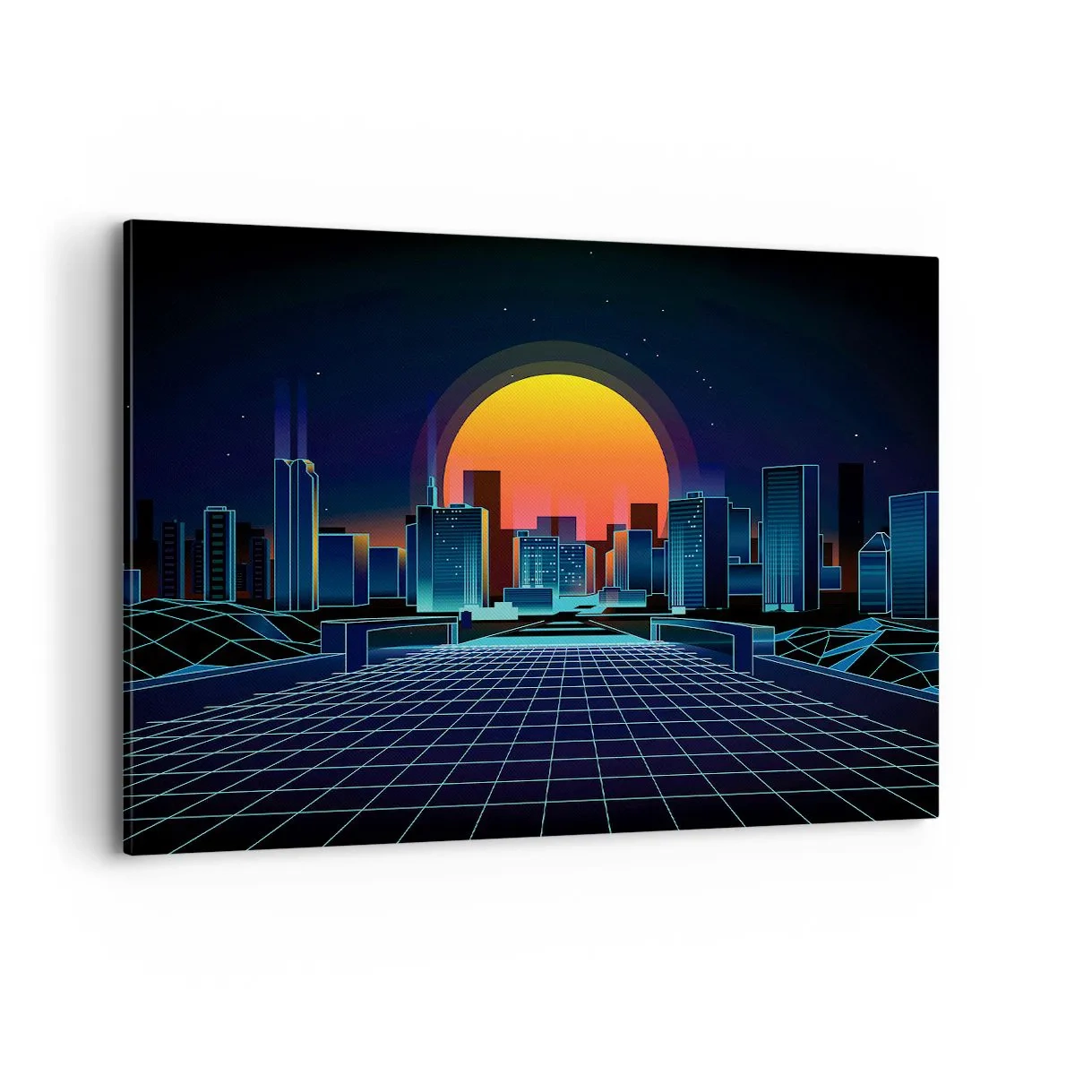 Canvastavla - Bild på duk - Vill du fortfarande till verkligheten? - 100x70 cm