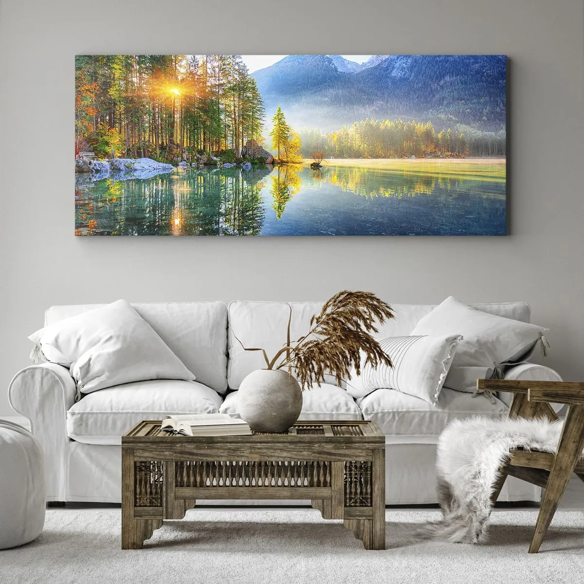 Canvastavla - Bild på duk - Majestät och sötma - 100x40 cm