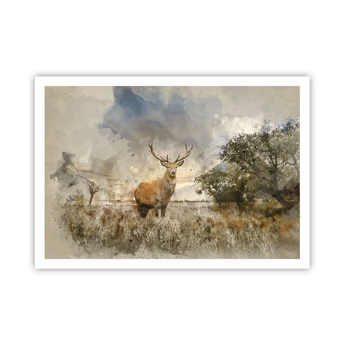 Affisch - Värdighet - styrka - dignitet - 100x70 cm