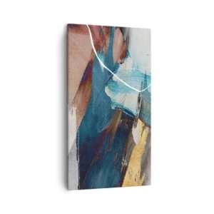 Canvastavla - Bild på duk - Med styrka och energi - 45x80 cm