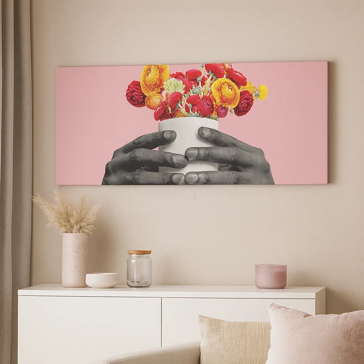 Canvastavla - Bild på duk - Livets apoteos - 30x30 cm