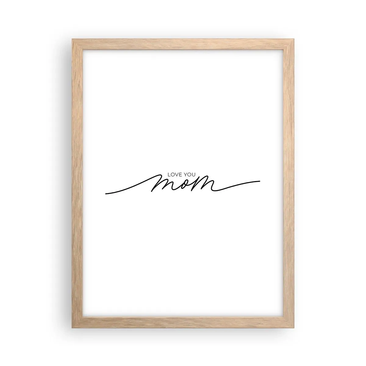 Affisch i ram av ljusek - Jag är mycket rörd - 30x40 cm