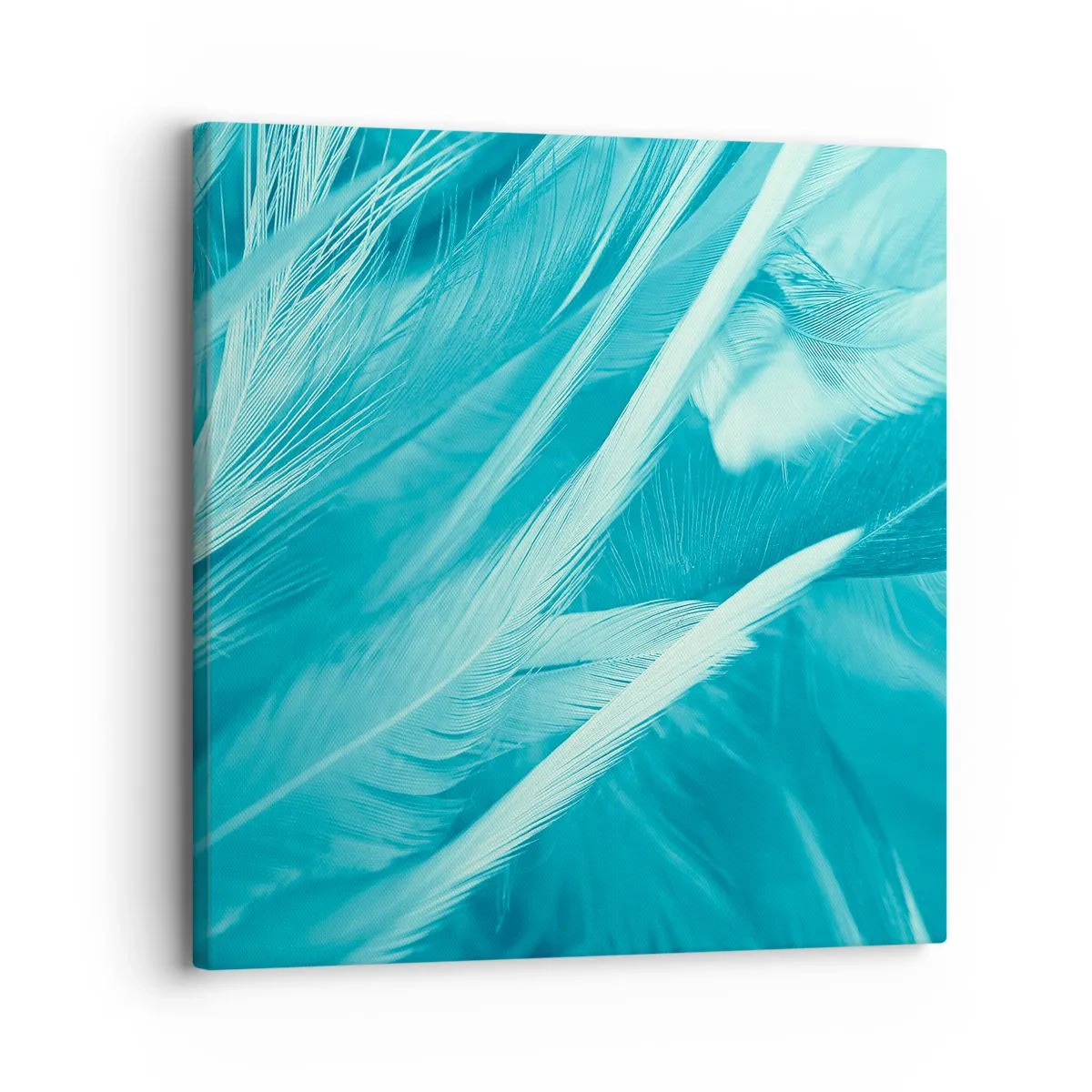 Canvastavla - Bild på duk - Drunkna i dun - 30x30 cm