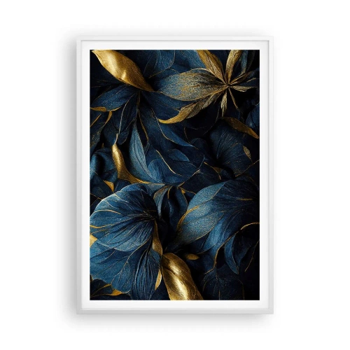 Affisch i vit ram - Fodrad med guld - 70x100 cm
