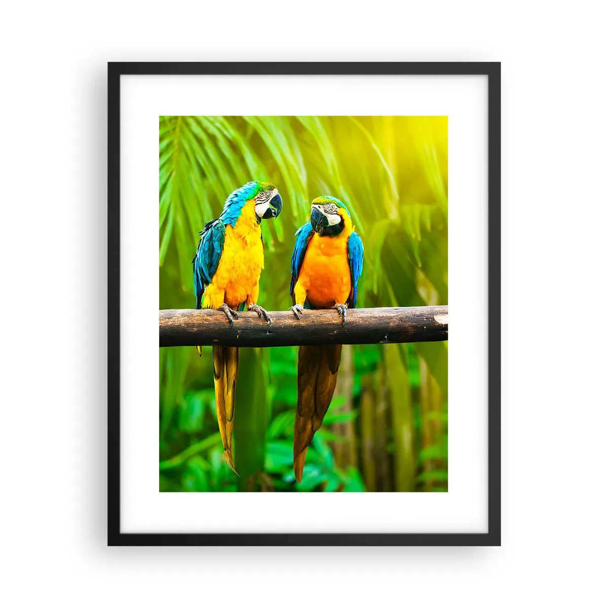 Affisch i svart ram - Har du hört att hon...? - 40x50 cm