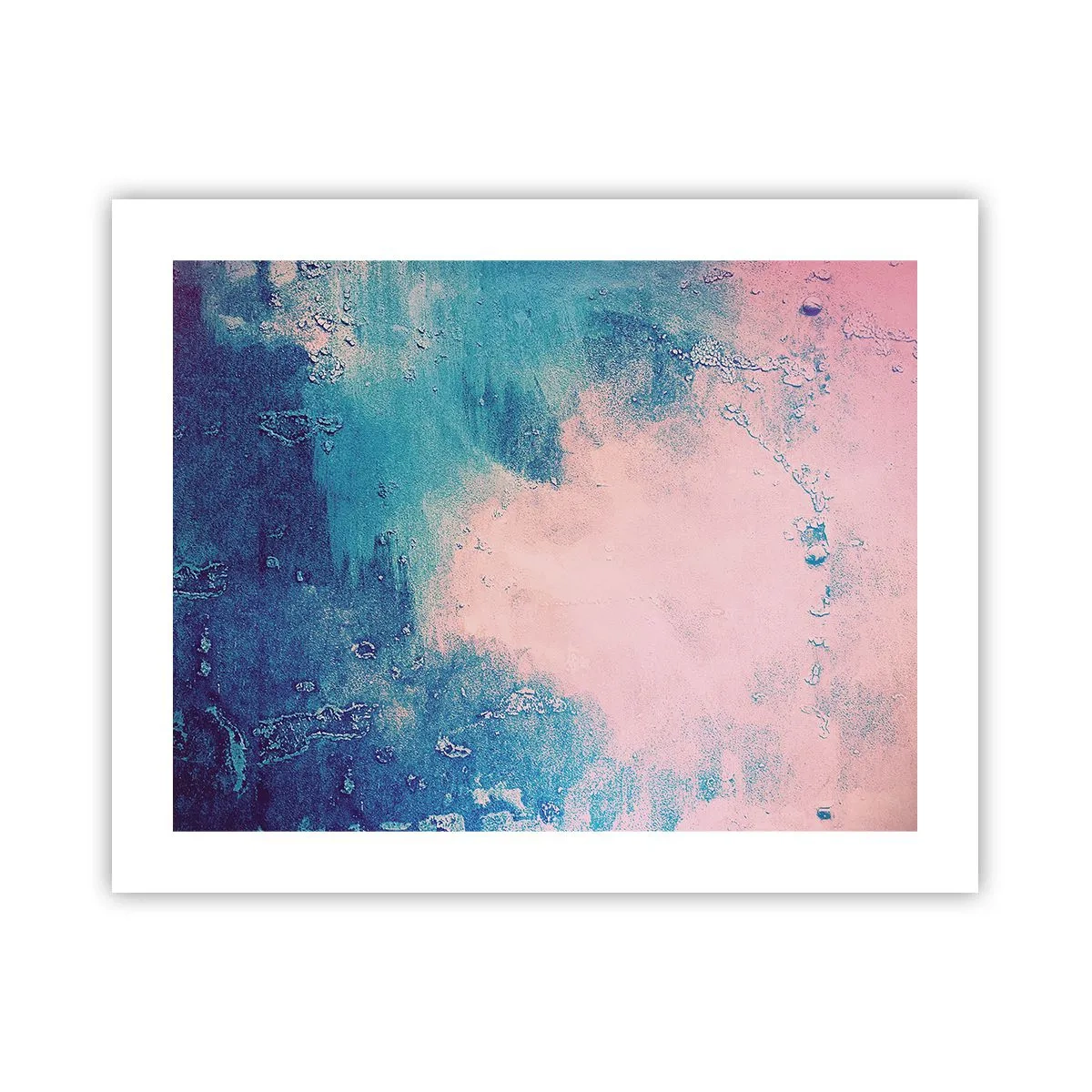 Affisch - Blåa famnar - 50x40 cm