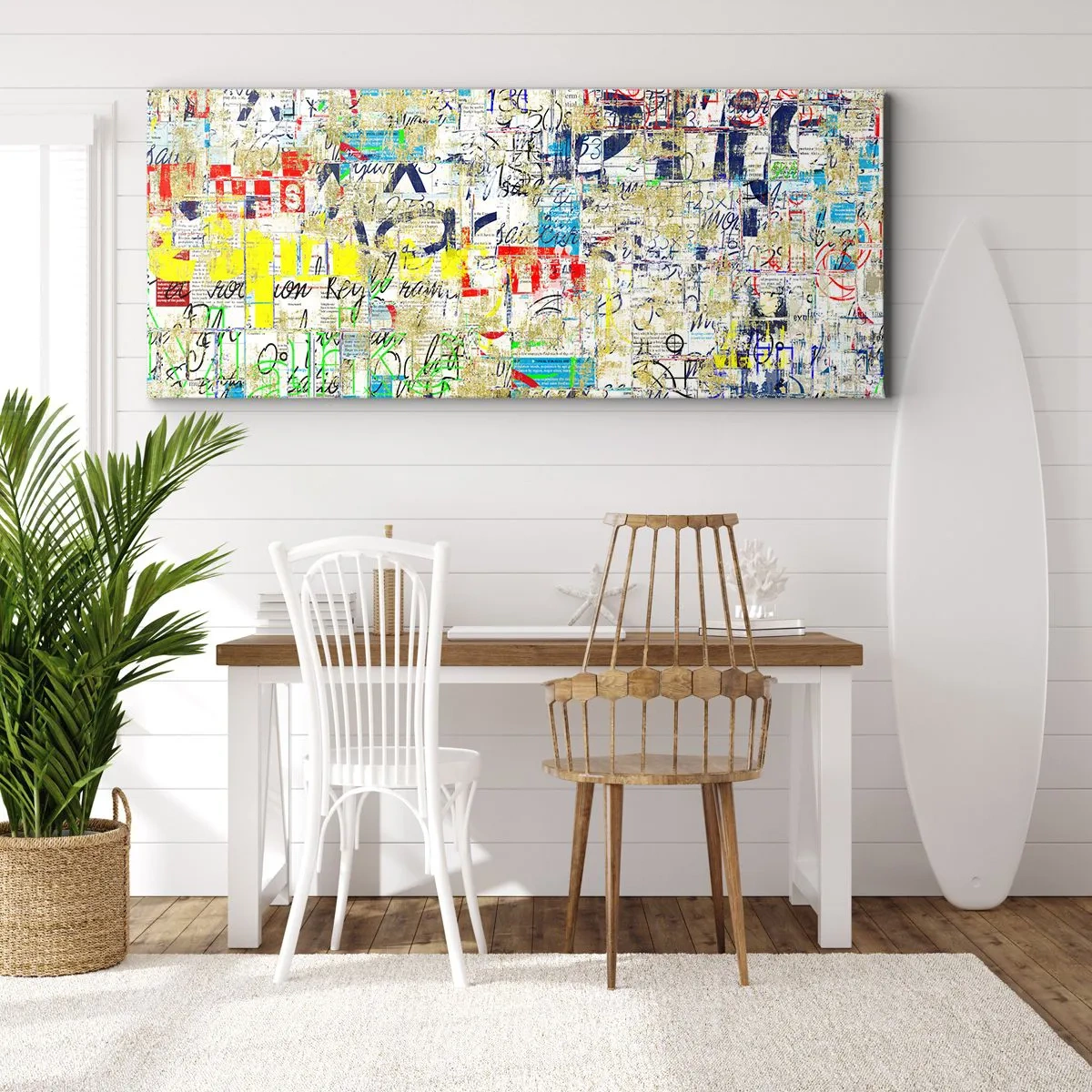 Canvastavla - Bild på duk - Helt enkelt gläder ögonen - 100x40 cm