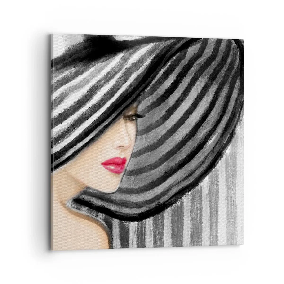 Canvastavla - Bild på duk - Var hittar jag dig? - 70x70 cm