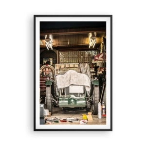 Affisch i svart ram - Tillbaka till det förflutna - 61x91 cm