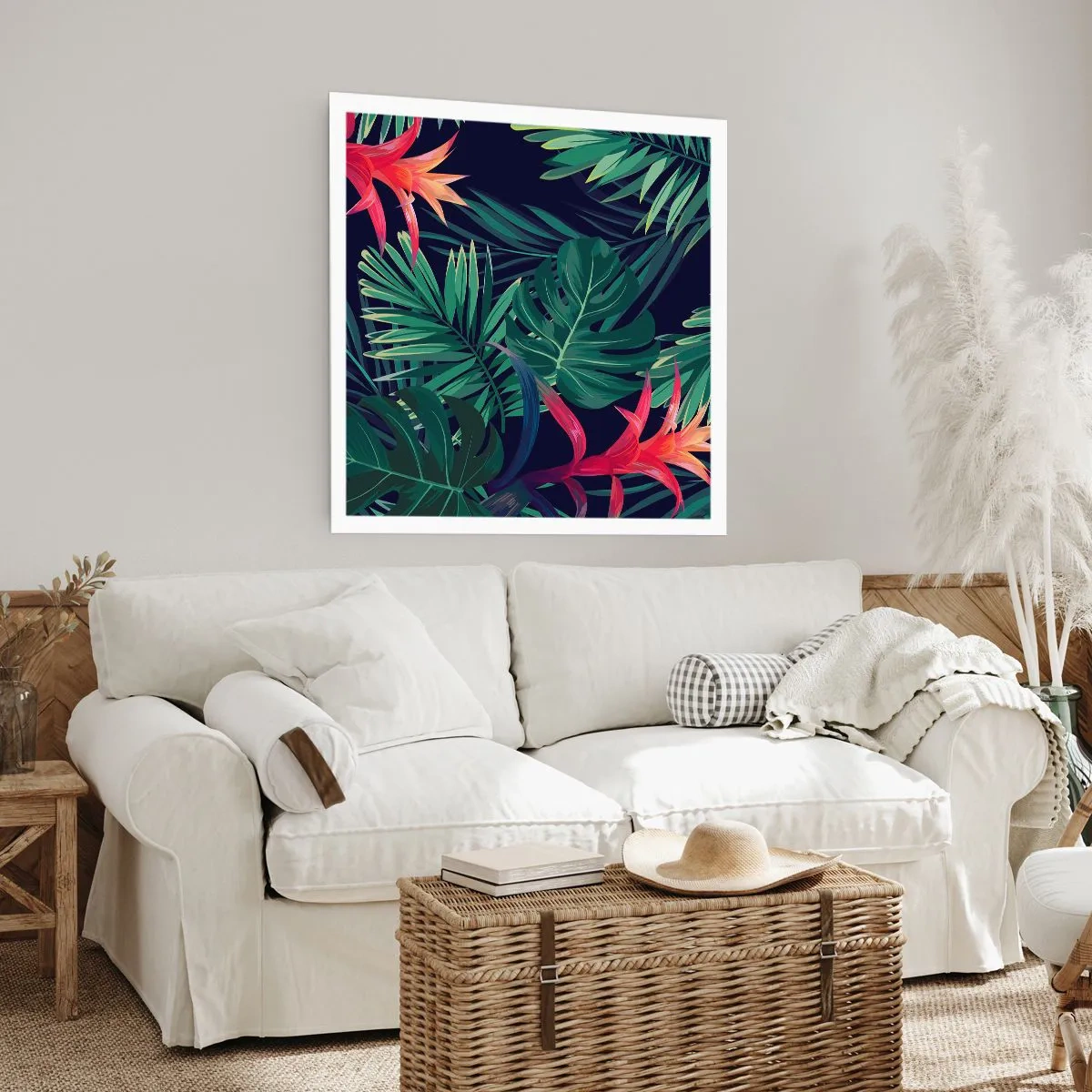 Affisch - Brinna i grönskan - 60x60 cm
