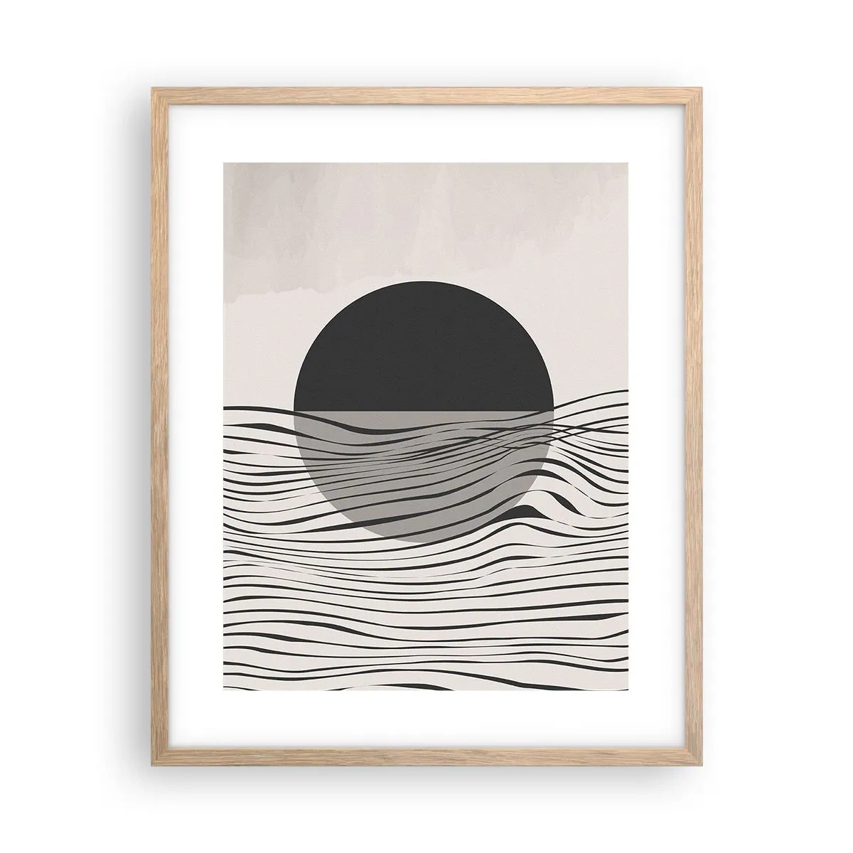 Affisch i ram av ljusek - Halvdan komposition - 40x50 cm