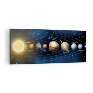 Canvastavla - Bild på duk - En av tio - 120x50 cm