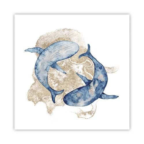 Affisch - Vänskap eller kärlek? - 60x60 cm