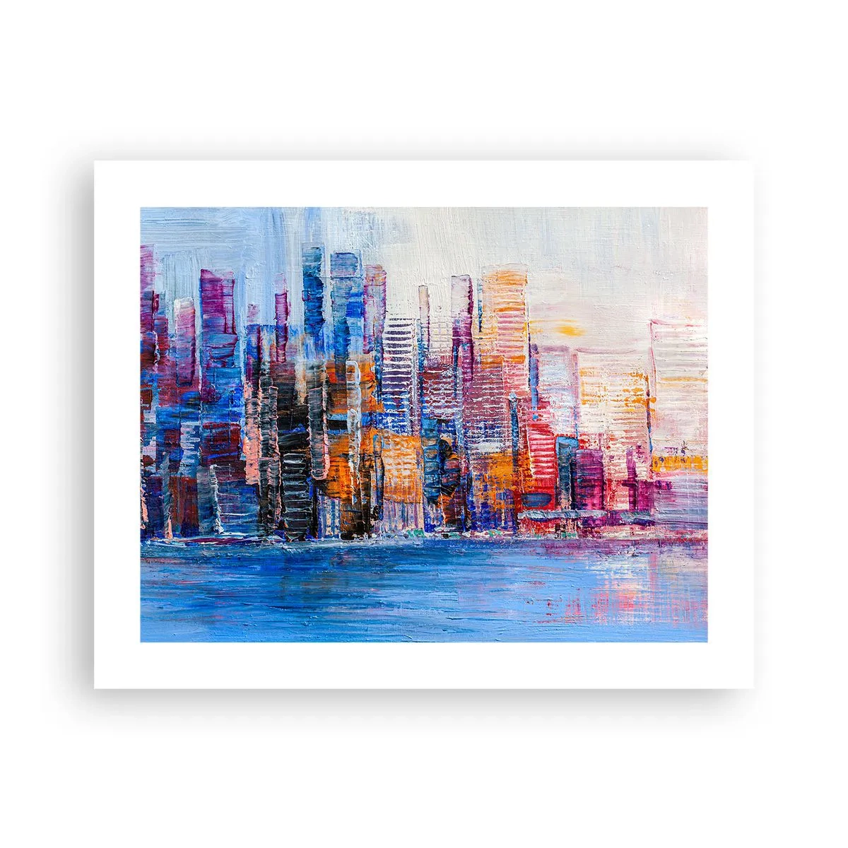 Affisch - En glädjefylld metropol - 50x40 cm