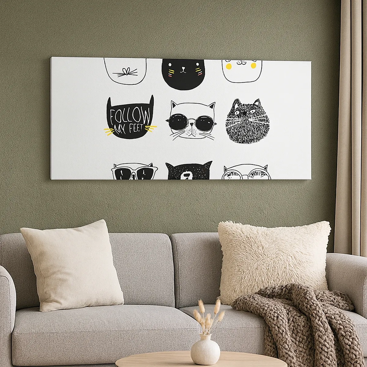 Canvastavla - Bild på duk - Varje annorlunda - 30x30 cm