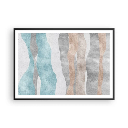 Affisch i svart ram - Närhetsstudie - 100x70 cm