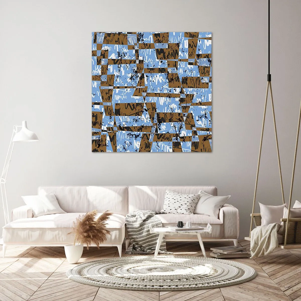 Canvastavla - Bild på duk - Icke-folkligt urklipp - 60x60 cm