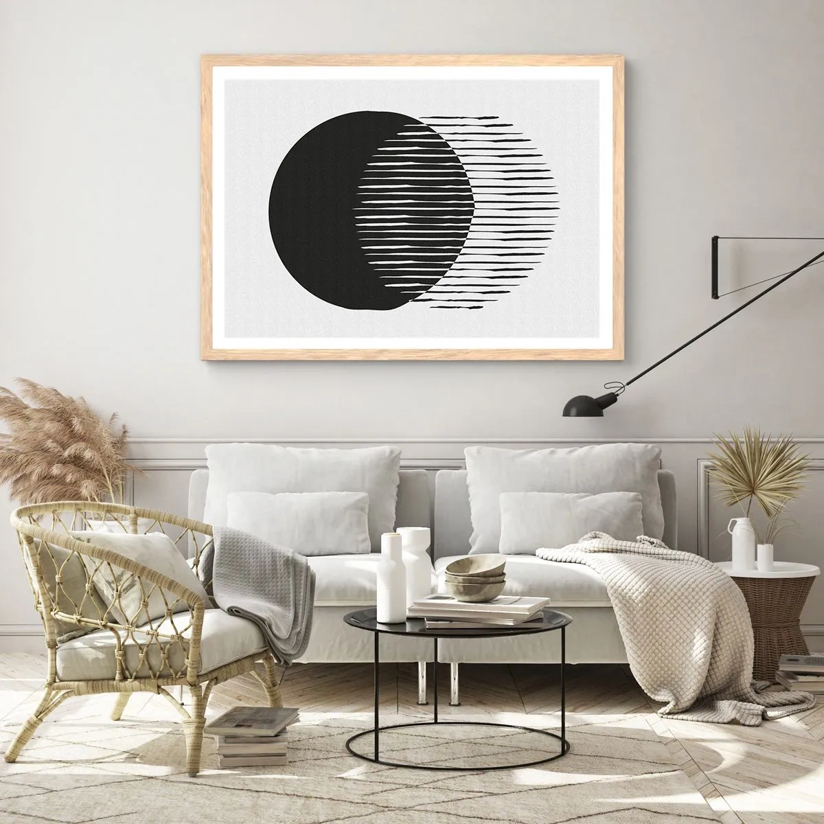 Affisch i ram av ljusek - Hans alter ego - 40x30 cm