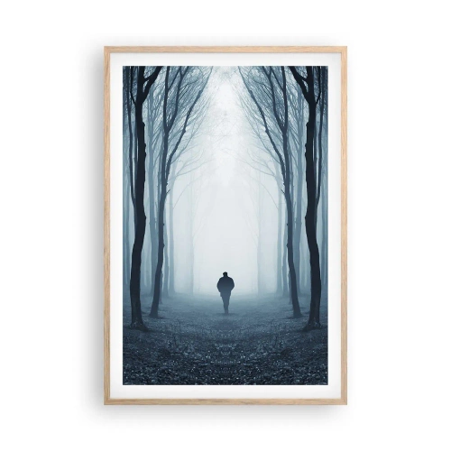 Affisch i ram av ljusek - Och allt är enkelt och klart - 61x91 cm