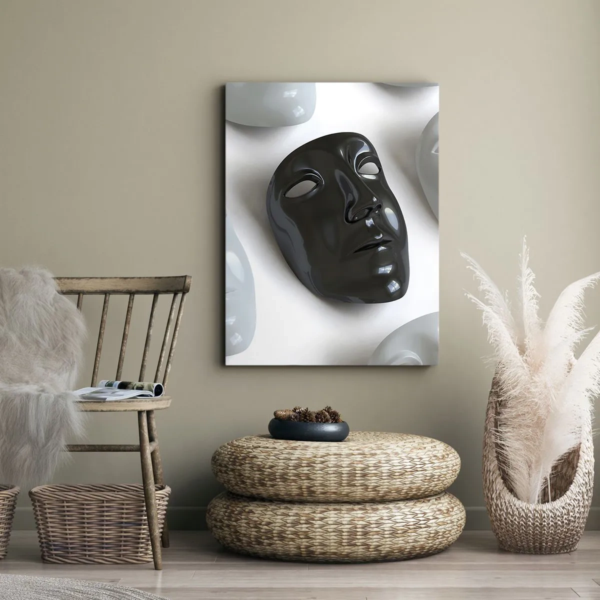 Canvastavla - Bild på duk - Hur kan man urskilja sig? - 70x100 cm