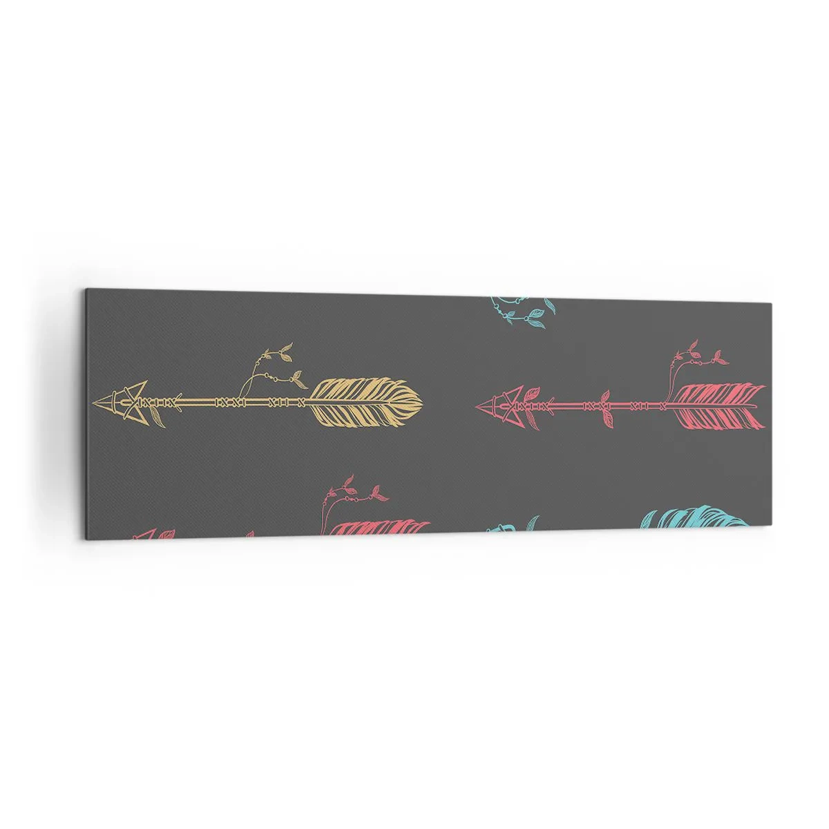 Canvastavla - Bild på duk - I ordning - 160x50 cm