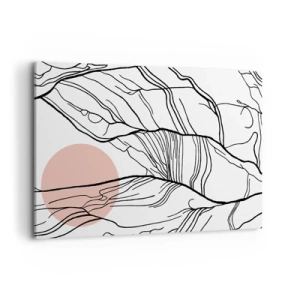 Canvastavla - Bild på duk - I grenarnas nät - 120x80 cm