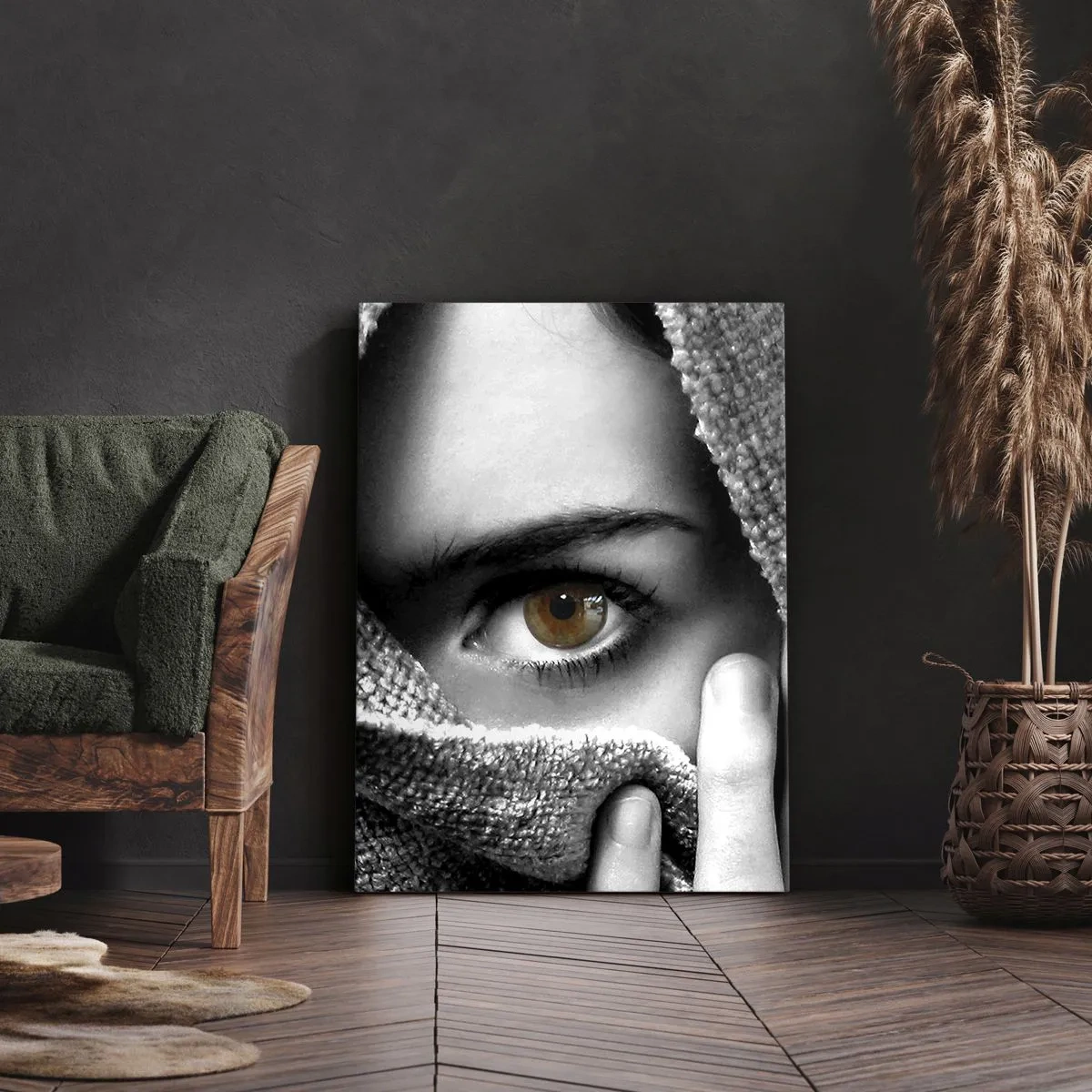 Canvastavla - Bild på duk - Lär känna hemligheten - 80x120 cm