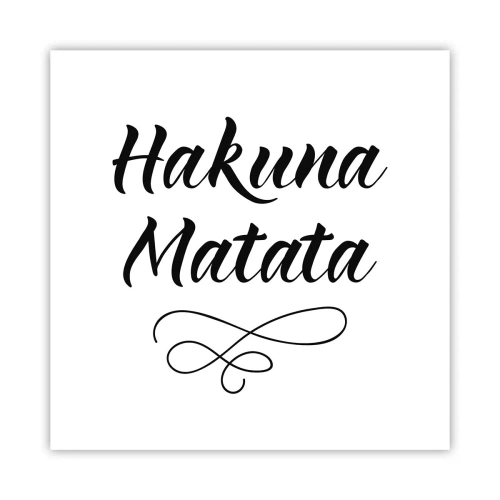 Affisch - Bästa rådet - 60x60 cm