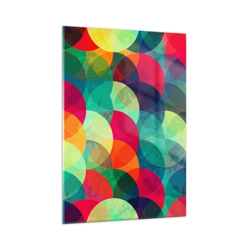 Glastavla - Bild på glas - Regnbågsfärd - 50x70 cm
