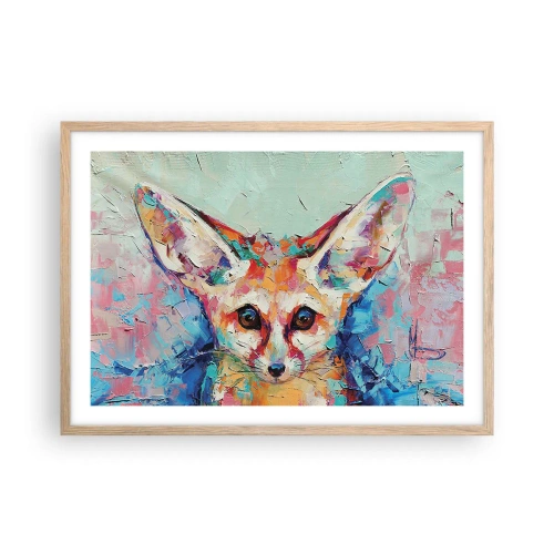 Affisch i ram av ljusek - Är ni redo för mig? - 70x50 cm